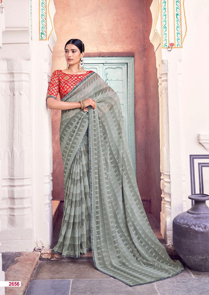 Kashvi Maanvi Regular Wear Printed Georgette Latest Designer Saree Collection 